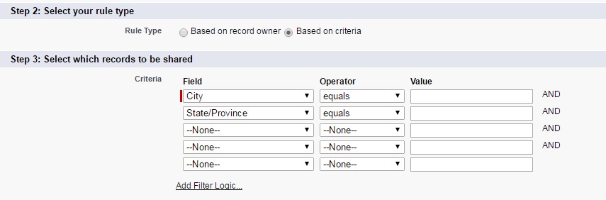 criteria-sharing